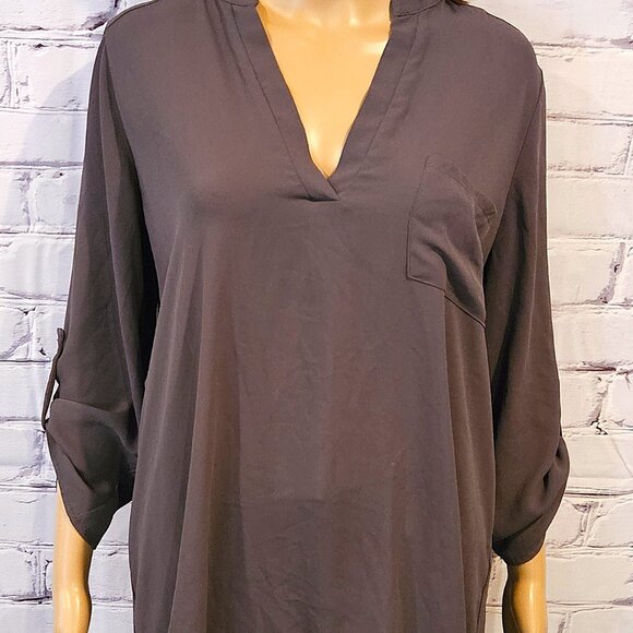 (3 for $30) LUSH - Olive green tunic top - Picture 4 of 9
